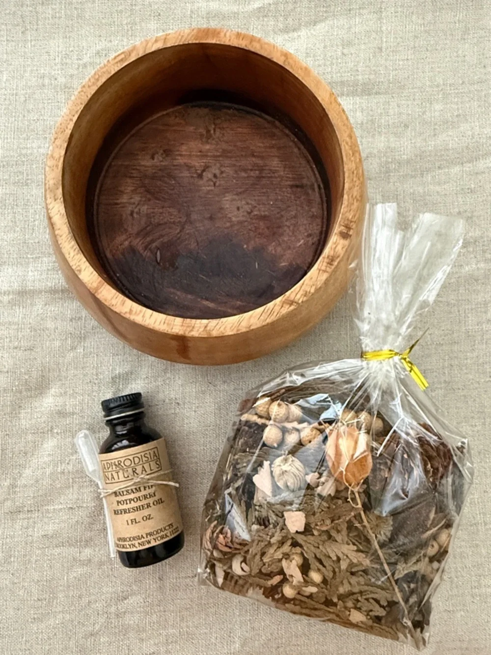 Organic Balsam Fir Oil Potpourri Kit